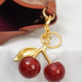 Coach Cherry Keychain Bag Charm - Red cherry